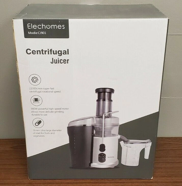 Elechomes CJ901 Centrifugal Juicer System 900W Motor Durable Dishwasher-Safe New - Image 2 of 4