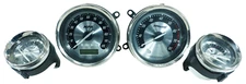 09 Harley CVO Electra Ultra Screamin Oil Fuel Tacho Speedometer Gauges 45K 1290