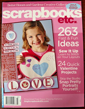 Scrapbooks etc. Magazine - Feb/Mar 2008 - Vintage  NLA - Scrapbooking