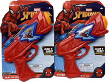 2 Water Squirter by Marvel Spider-Man Water Gun Pocket Sized Pink Splash Squirt