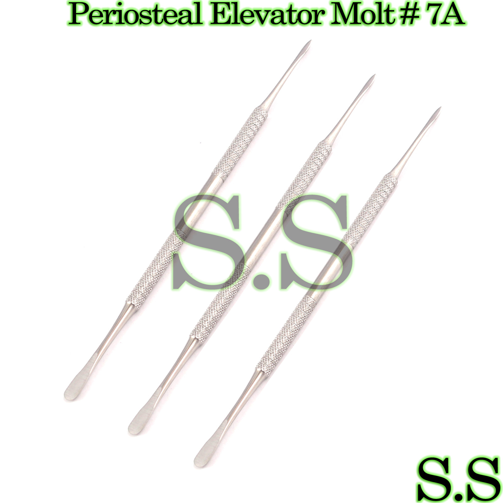 Elevatore Periostiale Grado Tedesco Surginstruments Elevatore Periostiale Baby Molt #7A - Strumento Dentale In Acciaio Inox, Grado Tedesco Elevatore Per Laboratorio Dentale