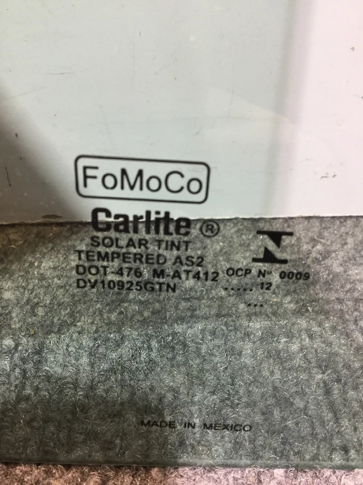 FORD Fusion 06-11 OEM Glass-Rear Door-Fixed Window Left 8E5Z5426871A, DV10926GTN - Image 3 of 4