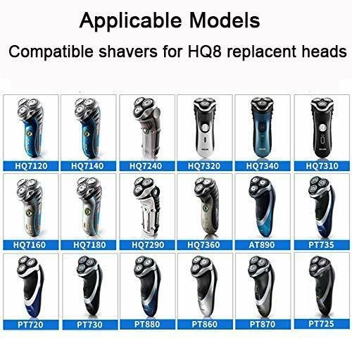 3pcs HQ8 Replacement Heads Dual Precision for Shavers and blades - Image 3 of 4