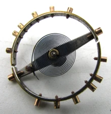 19.01 mm WALTHAM NOS COMPLETE BALANCE ASSEMBLY P&R 18s/16s? W61