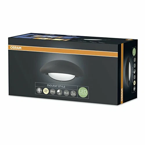 Osram LED Wandleuchte Außenleuchte grau Endura IP44 11,5W EEK: F( Spektrum A-G)