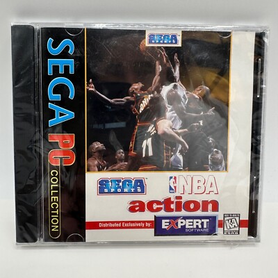 NBA Action Game Sega PC CD Sealed Kobe On Back Cover