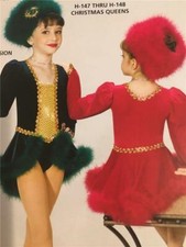 DANCE COSTUME CHRISTMAS DRESS PARADE PAGEANT CHRISTMAS QUEEN