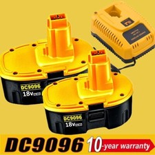 1 2PACK 18V For Dewalt 18 VOLT XRP DC9096 DC9098 Ni-Mh Battery DC9099 DC9096-2