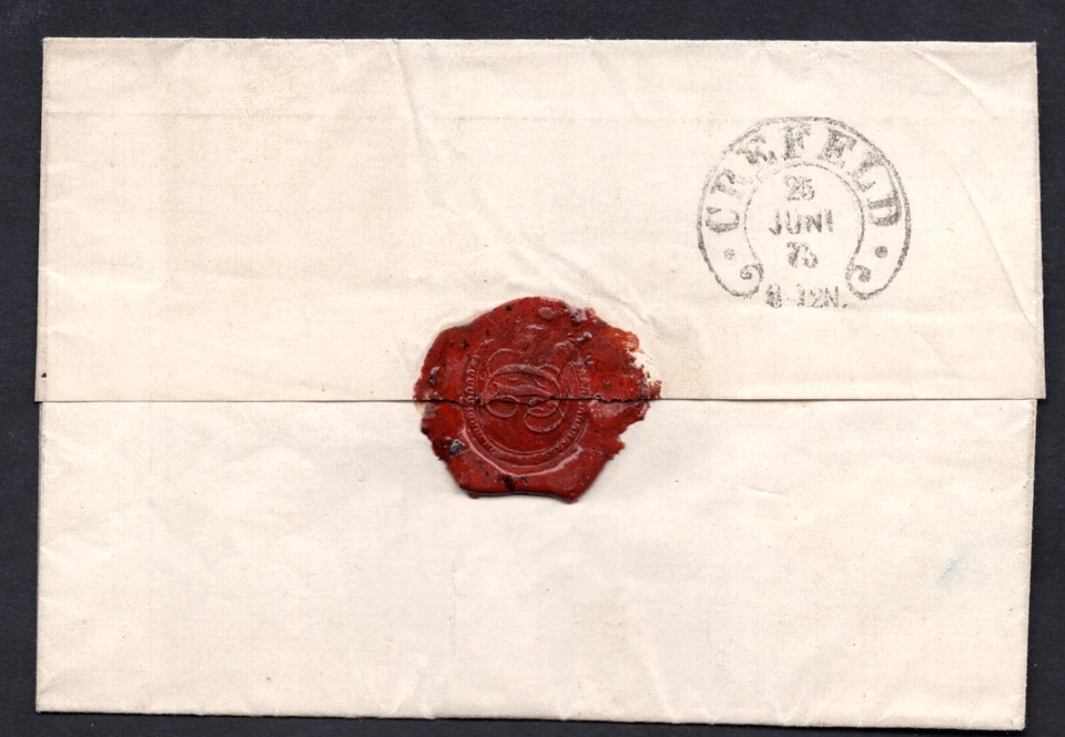 GERMANY 1875 REGISTERED "EINGESCHREIBEN" FRANKED SC. #30 (31 X 2) - Image 2 of 2