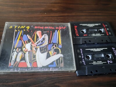 STING - BRING ON THE NIGHT -DOUBLE CASSETTE TAPE ALBUM 1986