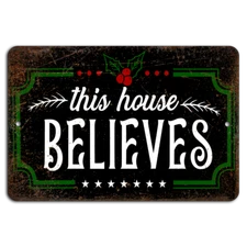 Rustic Holiday Cheer: This House Believes