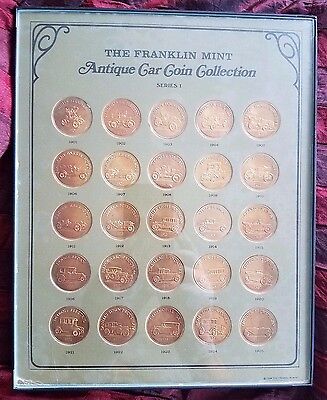 Simple The franklin mint collection of antique car coins series 3 with Original Part