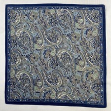 Vintage Hanae Mori Handkerchief Pocket Square Bandana Neckerchief