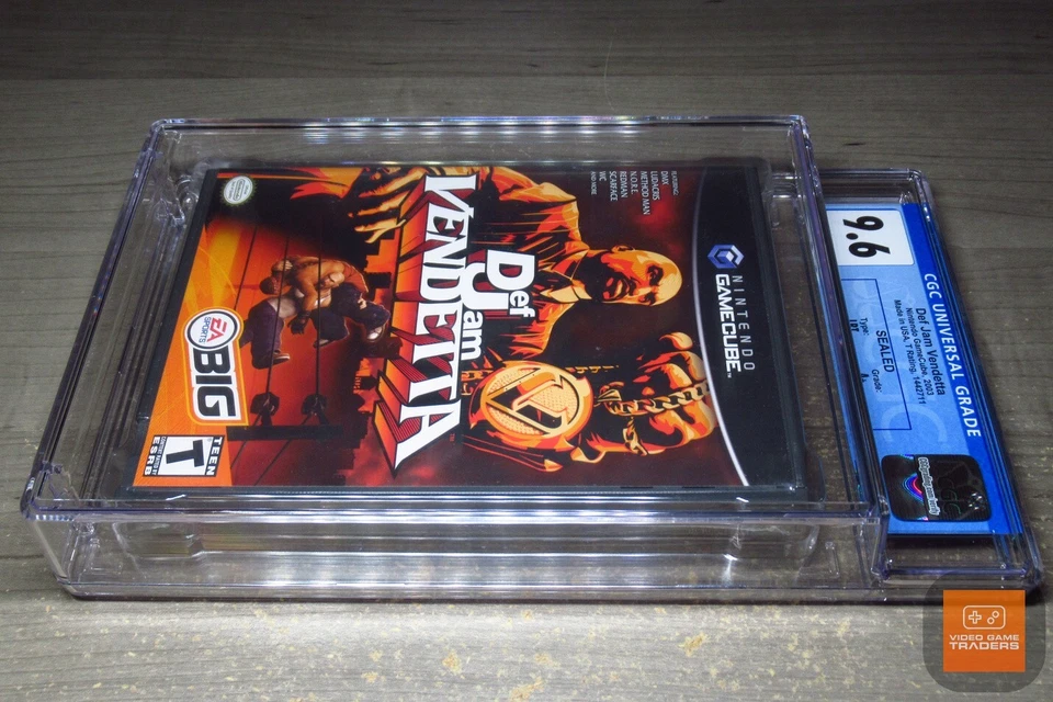 CGC 9.6 A+ - Def Jam Vendetta Black-Label Nintendo GameCube 2003 NEW! - RARE! - Image 3 of 4