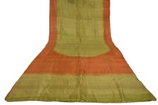 FNC Indian Vintage Green Shaded Saree Pure Silk Sari With Bandhni Printed 5 Yard