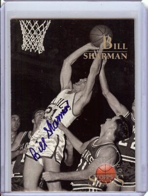 Bill Sharman 1996 Topps Stars Hand Signed Autographed Celtics #142 