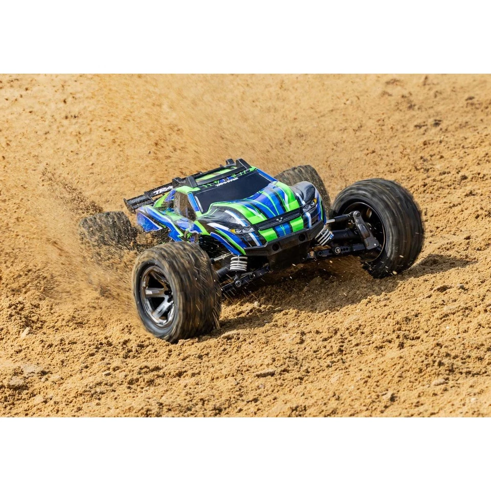 Traxxas 67376-4GRN Rustler 4x4 VXL HD 1:10 Stadium Truck RTR brushless o. Akku u - Bild 3 von 4