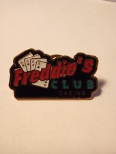 FREDDIE'S CLUB LAS VEGAS, NEVADA 4 ACES LOGO PIN GREAT FOR VINTAGE COLLECTION!