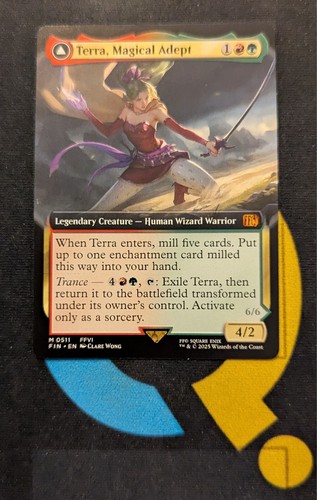Terra, Magical Adept Extended Art Mythic Final Fantasy FIN MTG