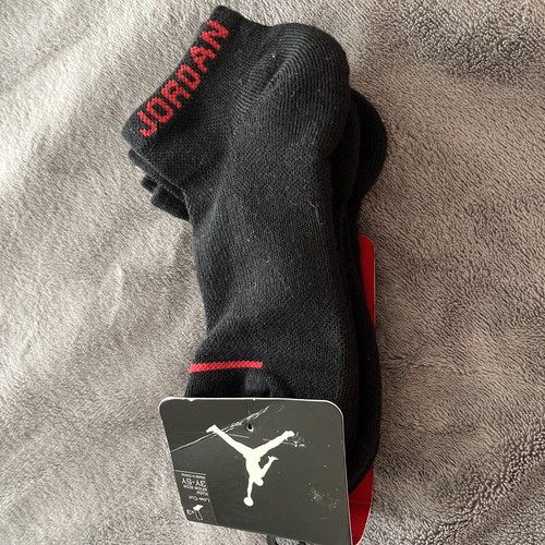 nike-air-jordan-kids-low-cut-socks-black-red-3y-5y-3-pair-ebay