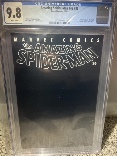 AMAZING SPIDER-MAN #v2 #36 CGC 9.8 9/11 World Trade Center Story