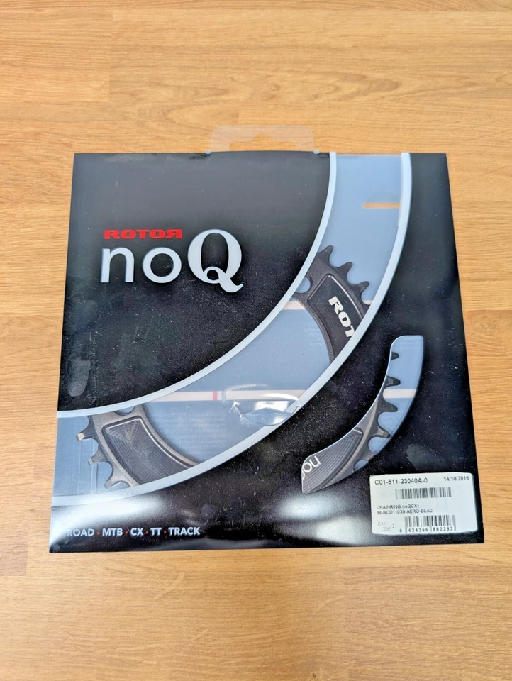 Rotor NoQ Cx1 Chain Ring - 38t -110x5 BCD - Aero - C01-511-23040A-0 - Image 3 of 3