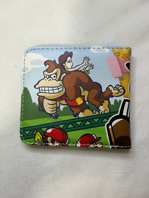 Mario Short Leather Wallet Card Holder | eBay