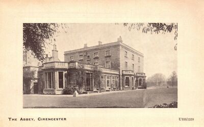 Abbey Historical Building Landmark Cirencester England Weaver's Vintage Postcard