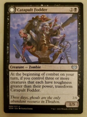 1x Catapult Fodder Catapult Captain Crimson Vow MTG Magic the Gathering NM