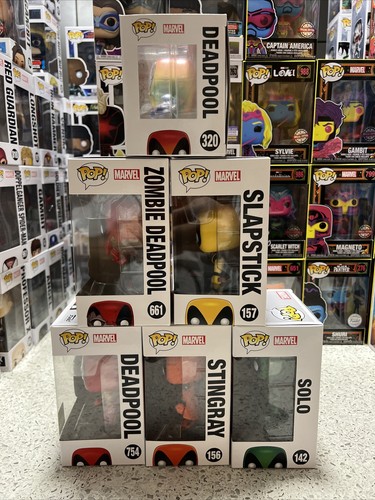 Vinilo Funko Pop - Marvel Comics - Deadpool - Juego de 6 piezas - Imagen 4 de 13