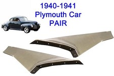 1940 1941 Plymouth Steel Running Board Set 40,41 - Made in USA 16 Gauge