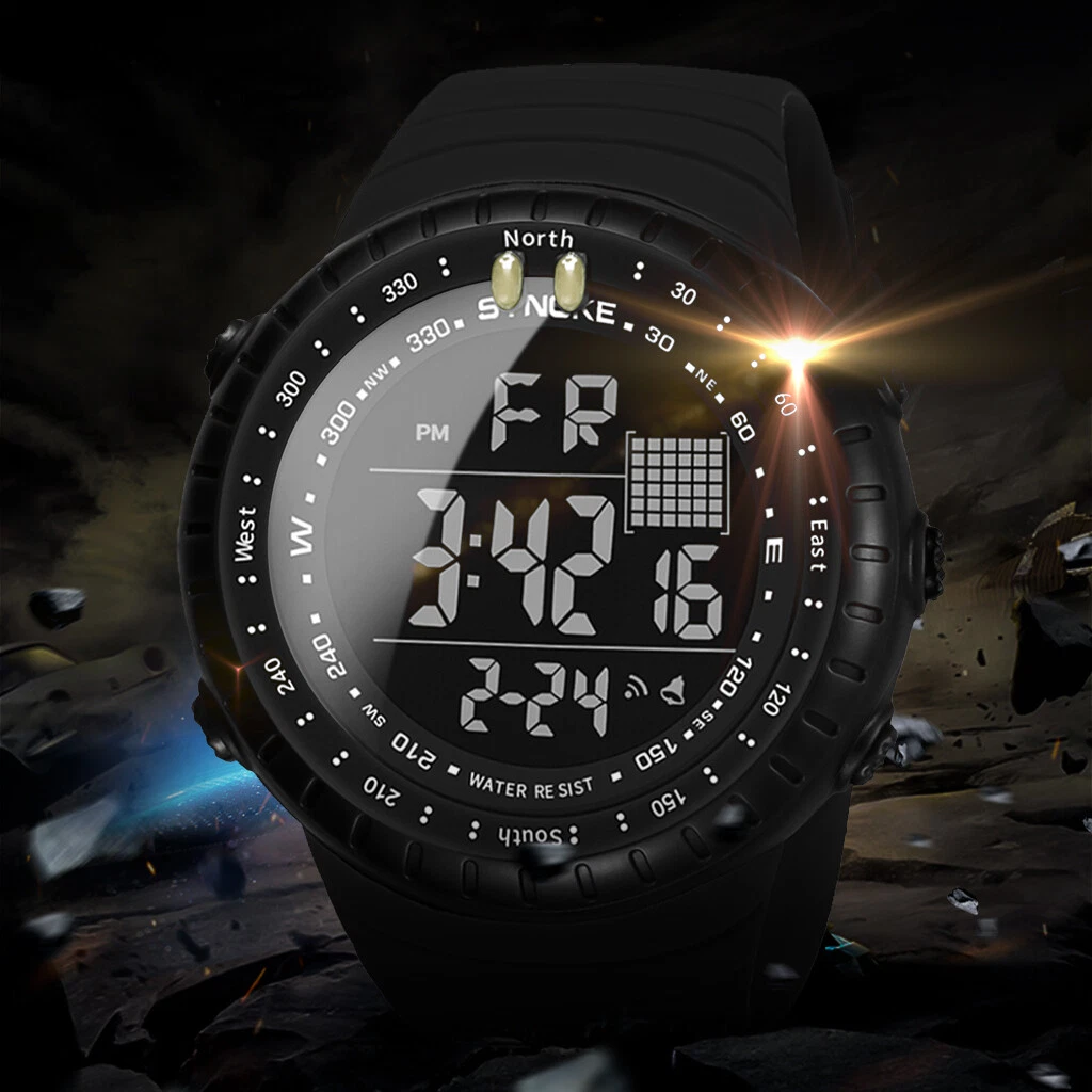 Led digital 2024 fashion watch