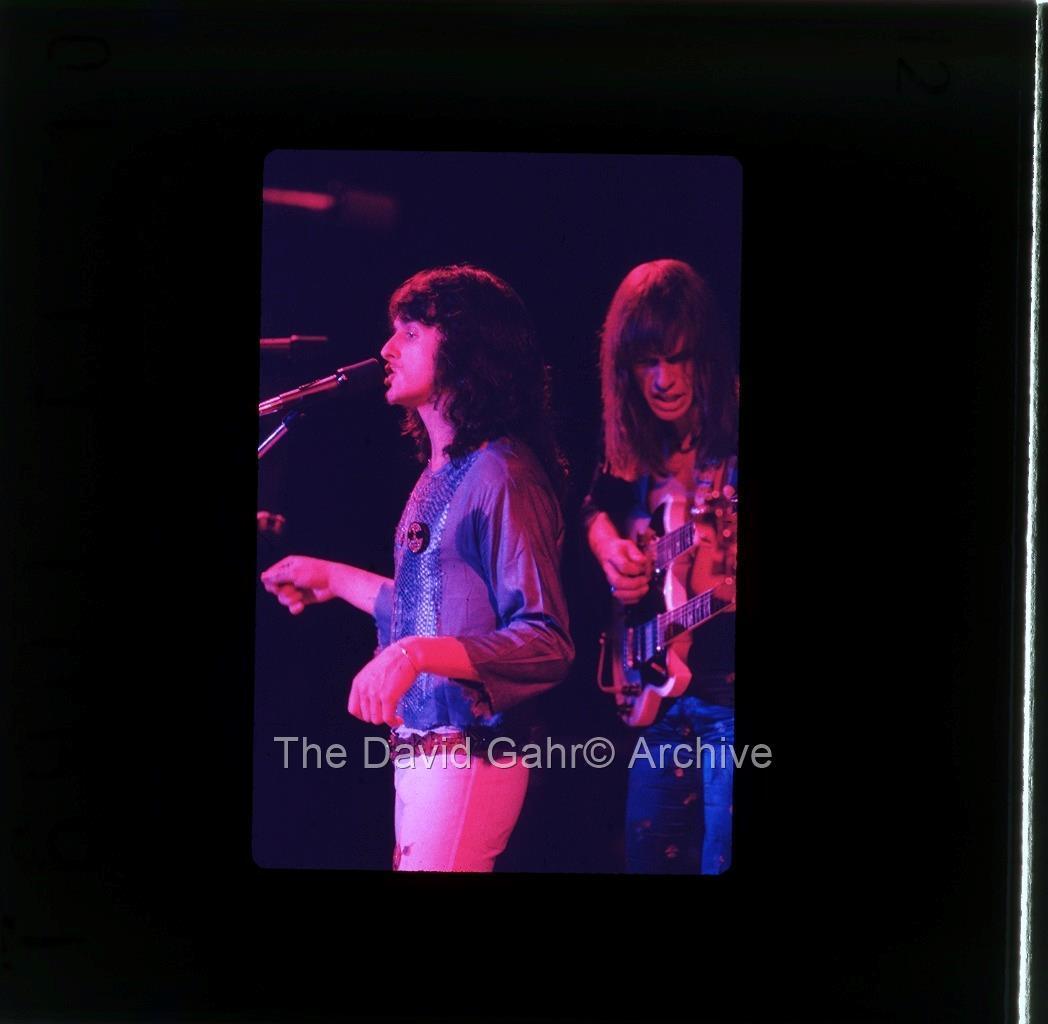 '72 Jon Anderson Steve Howe Yes Rock Band Greensboro NC 35mm