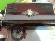 antico cofanetto in legno portagioie (senza chiave)