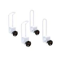 AA-Racks Steel Van Roof Ladder Rack and Truck Ladder Rack Ladder Stopper 2 Pairs