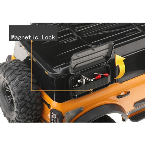 Side Backpack Small Tool Box for 1/10 TRX-4 G500 G63 Axial SCX10 Tank 300 RC Car - Picture 6 of 12