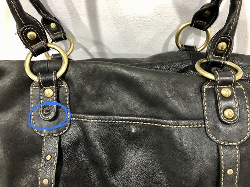 STORKSAK London "ELIZABETH" Black Leather Nappy Diaper Bag *HEAPS Of Storage!* - Picture 12 of 12