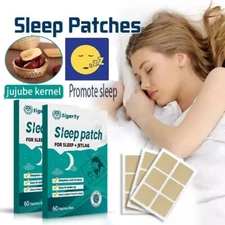 120patches Natural Herbal Sleep Aid Restful Sleeping Patch Improve Insomnia Wake