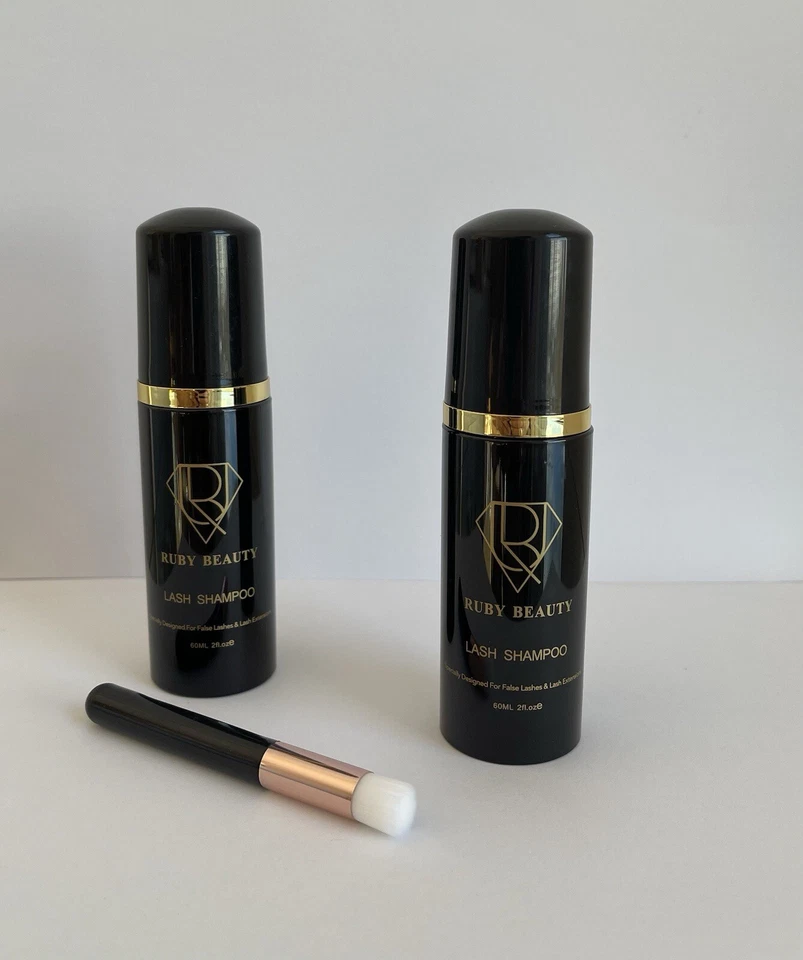 Ruby Beauty Wimpernshampoo 60ml -Für Wimpernverlängerung Reinigung Wimpernpflege