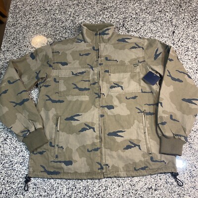 Stussy Jacket Mens Small Ripstop Camo New | eBay