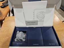 Dash Camera 1080p Front Camera  720p Rear Camera motion detection.