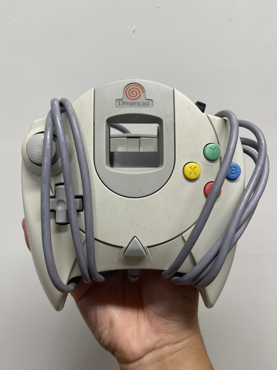 Sega Dreamcast Official White⁄Grey Controller HKT-7700 OEM Authentic Untested