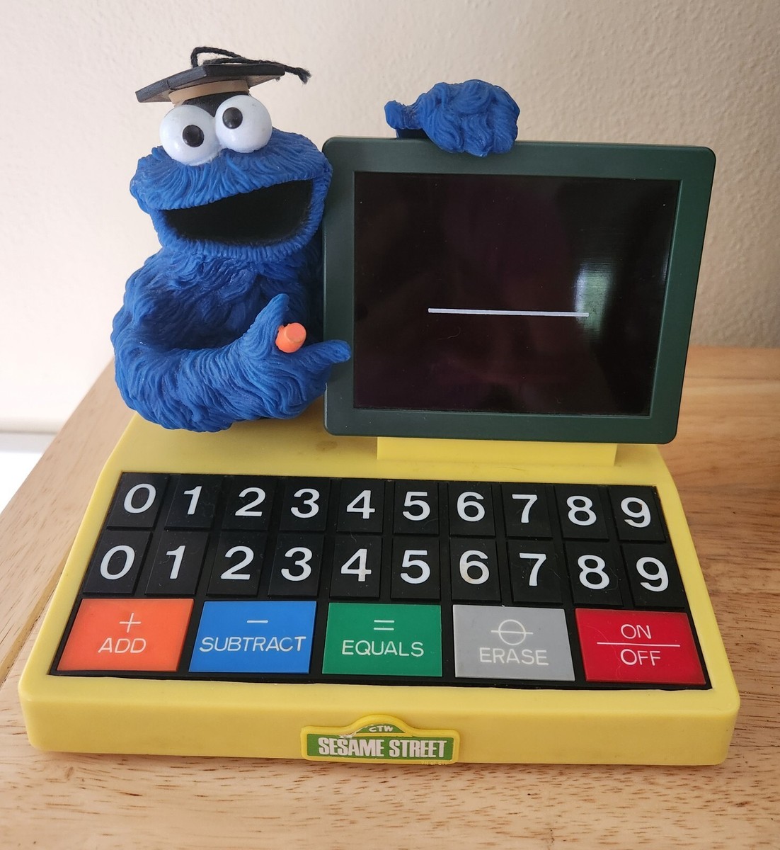 1976 Sesame Street Cookie Monster Calculator Electronic 1976 Sesame Street Cookie Monster Calculator Electronic