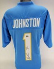 Quentin Johnston Signed Los Angeles Chargers Jersey (Beckett) 2023 1st Round Pk — photo 1