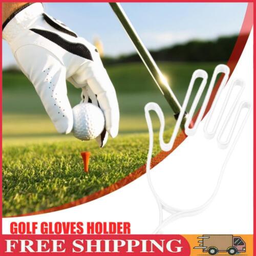 Golf Glove Holder Dryer with Buckle Glove Support Frame Golfer Tool Gear (White) - Afbeelding 1 van 7