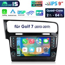 Produktbild - 2G+64G Carplay Auto Für VW Golf VII MK7 13-2020 Android 15 Autoradio GPS Navi