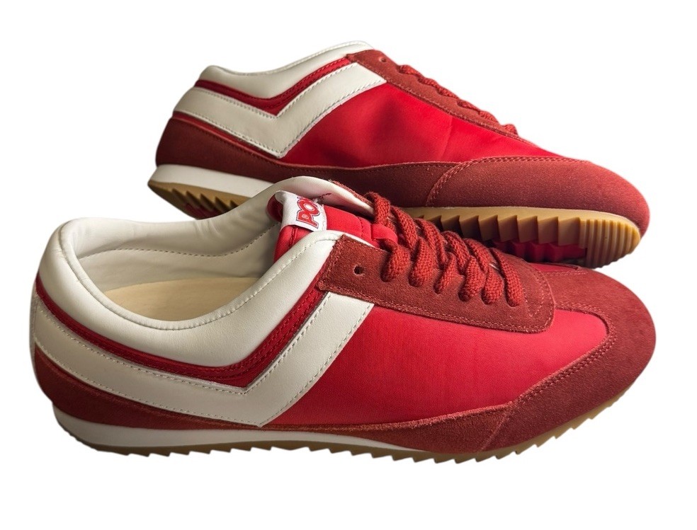 Sneakers basse PONY Racer scamosciate retrò 550 10420 uomo taglia 10