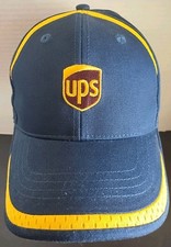 UPS United Parcel Service Casual Dark Blue  Yellow Cap/Hat Adjustable
