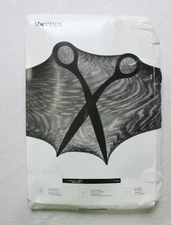 Sheertex Women's Mid-Rise Semi-Opaque Rip Proof Tights NN7 Black Large NWT