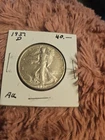1937-D Walking Liberty Half Dollar AU 90% Silver Better Date U.S. Coin